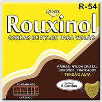 Encordoamento de Violão Nylon-cristal/prateada Tensão Alta R54- Rouxinol