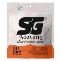 Encordoamento de violão sg phosphor bronze 0.10 Encordoamento de violão sg phosphor bronze 0.10