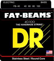 Encordoamento DR Strings Fat-Beams Baixo 4 Cordas 40-100