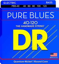 Encordoamento DR Strings Pure Blues Baixo 5 Cordas 40-120