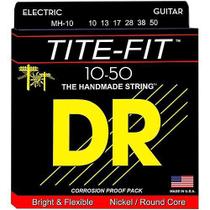 Encordoamento DR Strings Tite-Fit Guitarra 10-50 Med-Heavy
