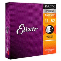 Encordoamento elixir 011 custom light violao aco 11027