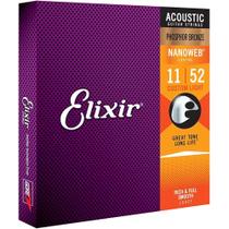 Encordoamento Elixir 011 Custom Light Violão Aço 16027