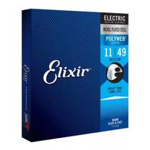 Encordoamento elixir 011 medium guitarra polyweb 12100