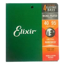 Encordoamento elixir 040 super light baixo 4 cordas 14002 Encordoamento elixir 040 super light baixo 4 cordas 14002