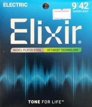 Encordoamento Elixir 09-42 Super Light Guitarra Encordoamento Elixir 09-42 Super Light Guitarra