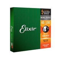 Encordoamento elixir baixo 5 cordas 045 light/l.s