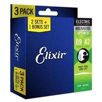 Encordoamento Elixir Optweb 009 Super Light Pack 3 Jogos