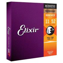 Encordoamento elixir p/ violão aço 011 phosphor bronze 16027