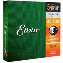 Encordoamento Elixir para baixo de 5 cordas 045 Nanoweb 14777