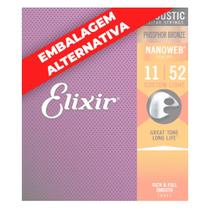 Encordoamento Elixir Violão Aço .011 (Embalagem Alternativa)