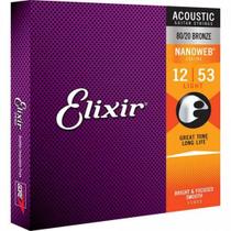 Encordoamento Elixir Violão Aço .012 Light 3un