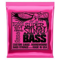 Encordoamento Ernie Ball Baixo 4 Cordas 045-100 Super Slinky Niquel P02834 Encordoamento Ernie Ball Baixo 4 Cordas 045-100 Super Slinky Niquel P02834