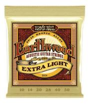 Encordoamento Ernie Ball Earthwood 2006 Violao Aço 010