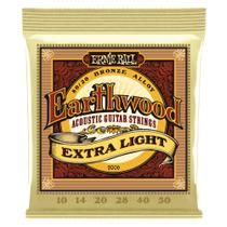 Encordoamento Ernie Ball Earthwood 80/20 Bronze 010 Extra Light