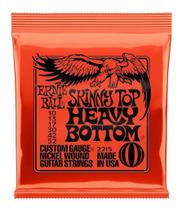 Encordoamento Ernie Ball Guitarra 0,10 Heavy Bottom 2215