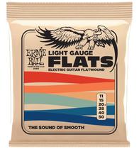 Encordoamento ERNIE BALL guitarra 011 FLATWOUND P02580 Lisa