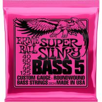 Encordoamento Ernie Ball Super Slinky P02824 para Baixo 5 Cordas Encordoamento Ernie Ball Super Slinky P02824 para Baixo 5 Cordas