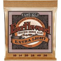 Encordoamento Ernie Ball Violão 010-050 Earthwood Extra Leve P02150