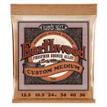 Encordoamento ernie ball violao 12.5-56 custom medium p02143 Encordoamento ernie ball violao 12.5-56 custom medium p02143