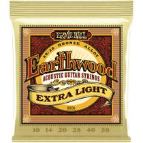 Encordoamento ERNIE BALL Violão Aço Bronze 010 EARTHWOOD P02006