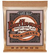 Encordoamento ERNIE BALL violao folk aço 010 BRONZE P02151