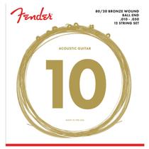 Encordoamento Fender para Violão 12 Cordas 010-050 Bronze Encordoamento Fender para Violão 12 Cordas 010-050 Bronze