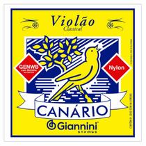 Encordoamento Giannini Canário GENWB 6 Cordas Náilon Média com Bolinha Encordoamento Giannini Canário GENWB 6 Cordas Náilon Média com Bolinha