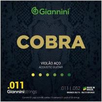 Encordoamento Giannini Cobra para Violão .011 Bronze GEEFLK