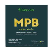 Encordoamento Giannini MPB Nylon - Tensão Média Cristal Ouro