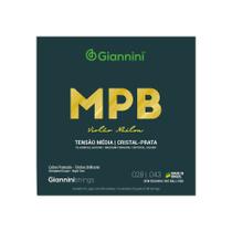 Encordoamento Giannini MPB Violão Nylon Cristal-Prata - Tensão Média GENWS