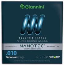 Encordoamento Giannini Nanotec Guitarra GEEGST10PN 010-046