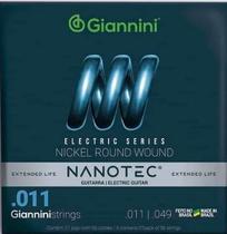 Encordoamento Giannini Nanotec Guitarra GEEGST11PN 011-049