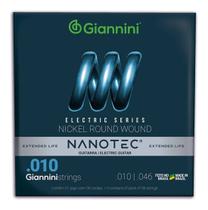 Encordoamento Giannini Nanotec Pn 010 Geegst10 P/ Guitarra C/NF