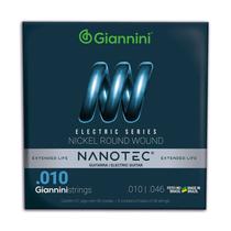 Encordoamento Giannini Nickel Nanotec Guitarra .010 GEEGST10 PN Encordoamento Giannini Nickel Nanotec Guitarra .010 GEEGST10 PN