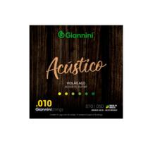 Encordoamento Giannini P/violão Aço Bronze 65/35 0.010" Geswam F108