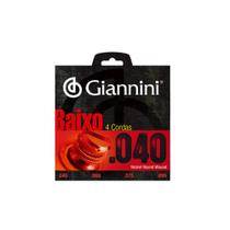 Encordoamento Giannini Para Baixo 4 Cordas GEEBRL 040 6G Nac Encordoamento Giannini Para Baixo 4 Cordas GEEBRL 040 6G Nac
