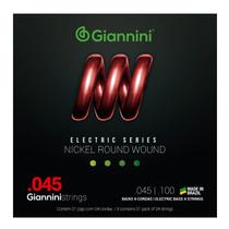 Encordoamento Giannini Para Contrabaixo Níquel .045 Pesado GEEBRS