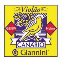 Encordoamento Giannini Para Violão Nylon Canario Genw
