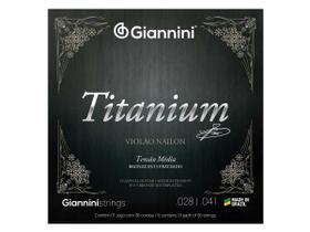 Encordoamento Giannini Titanium para Violão Nylon GENWTM