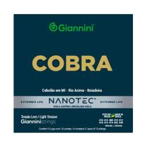Encordoamento Giannini Viola Caipira Leve Nanotec Encordoamento Giannini Viola Caipira Leve Nanotec