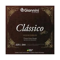 Encordoamento giannini violao genwxpa 65/35 prateado extra pesado