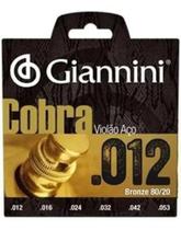 Encordoamento Giannini Violão Light 012 80/20 Encordoamento Giannini Violão Light 012 80/20
