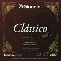 Encordoamento giannini violão nylon tensão pesada