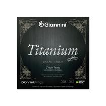 Encordoamento Giannini Violão Nylon Titanium Bronze 85/15 GENWTA Pesada