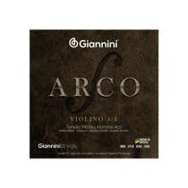Encordoamento Giannini Violino Arco/Aluminio 4/4 GEAVVA