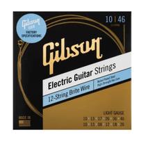 Encordoamento Gibson Guitarra 12 Cordas 010 046 Brite Wire