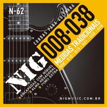 Encordoamento Guitarra 008 Nig Tradicional N62