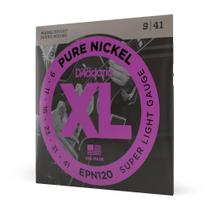 Encordoamento Guitarra .009 D'Addario XL Pure Nickel EPN120