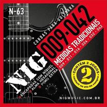 Encordoamento Guitarra 009 NIG Kit Com 2 2N63